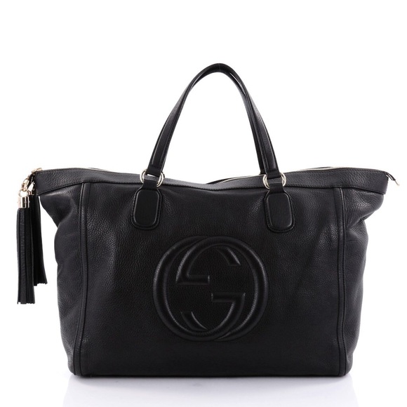 Gucci Handbags - GUCCI❤️NEW❤️SOHO PEBBLE LEATHER SHOULDER BAG BLACK